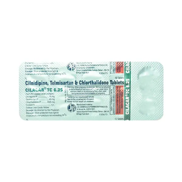 Cilacar TC 6.25mg Tablet 10s