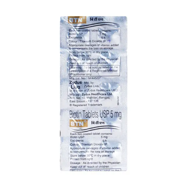 Btn 5mg Tablet 10s