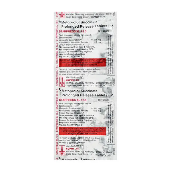Starpress XL 12.5mg Tablet 10s