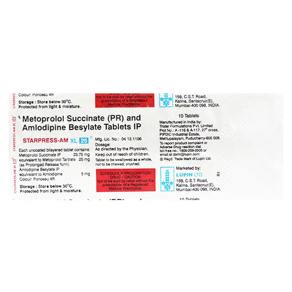 Starpress AM XL 25mg Tablet 10s