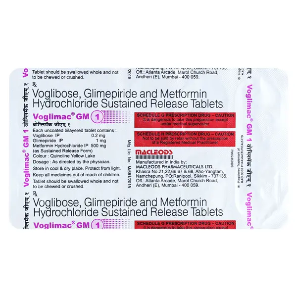Voglimac G 1mg Tablet 10s
