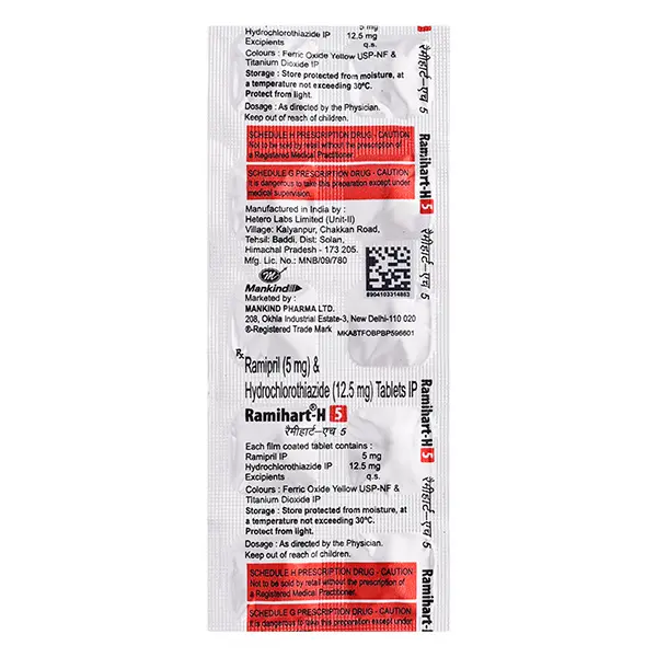 Ramihart H 5mg Tablet 10s
