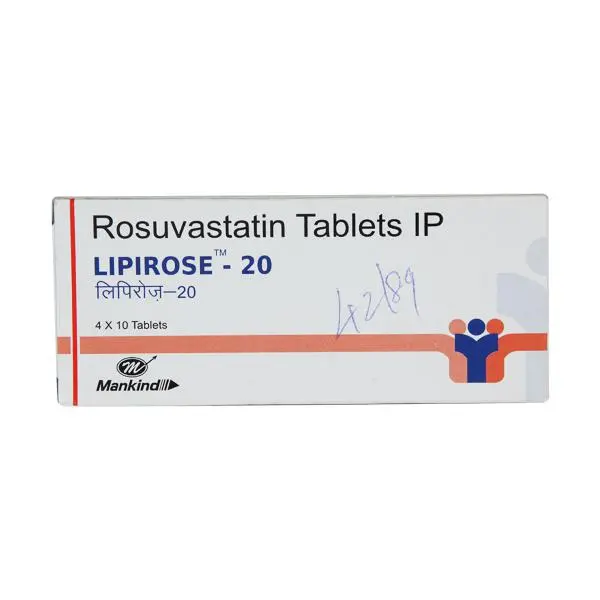 Lipirose 20mg Tablet 10s