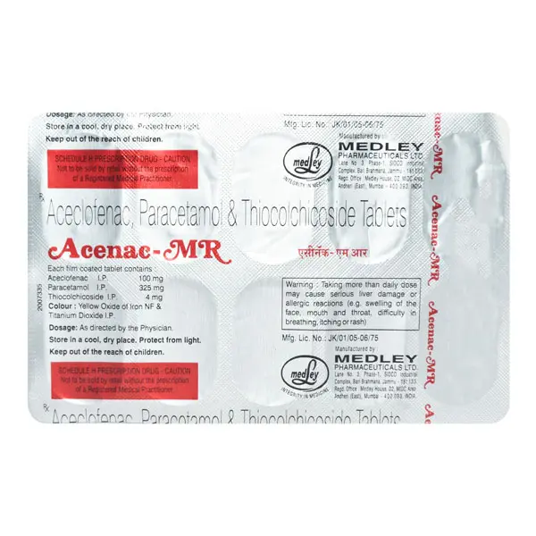 Acenac MR 4mg Tablet 10s