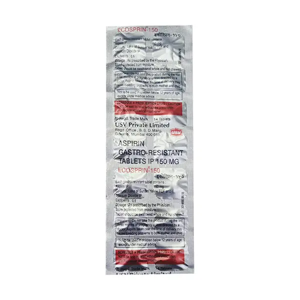 Ecosprin 150mg Tablet 14s