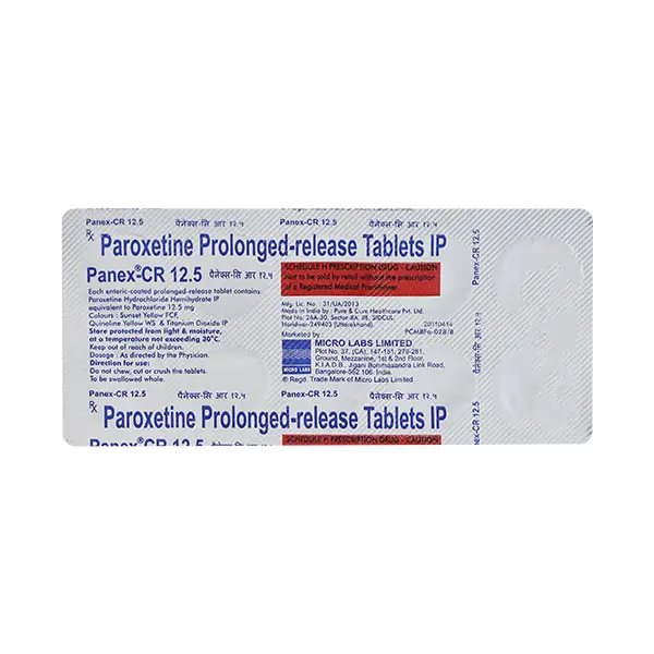 Panex CR 12.5mg Tablet 10s
