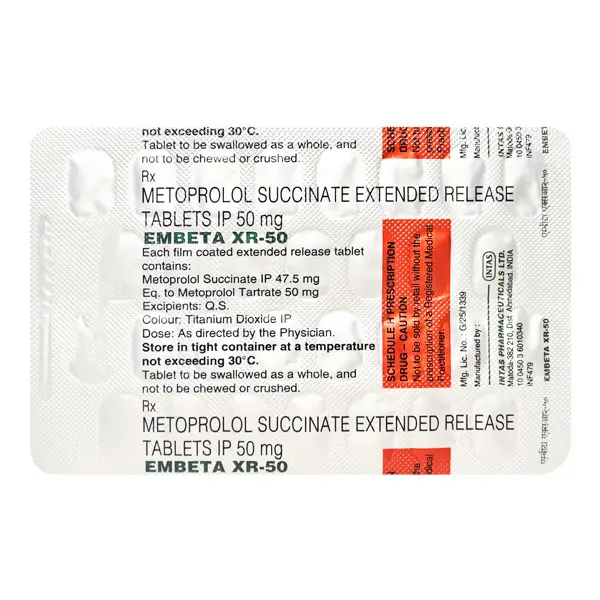 Embeta XR 50mg Tablet 30s