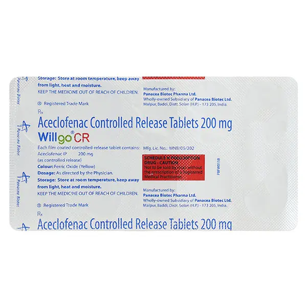 Willgo CR 200mg Tablet 10s