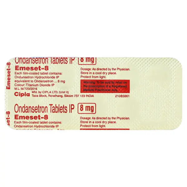 Emeset 8mg Tablet