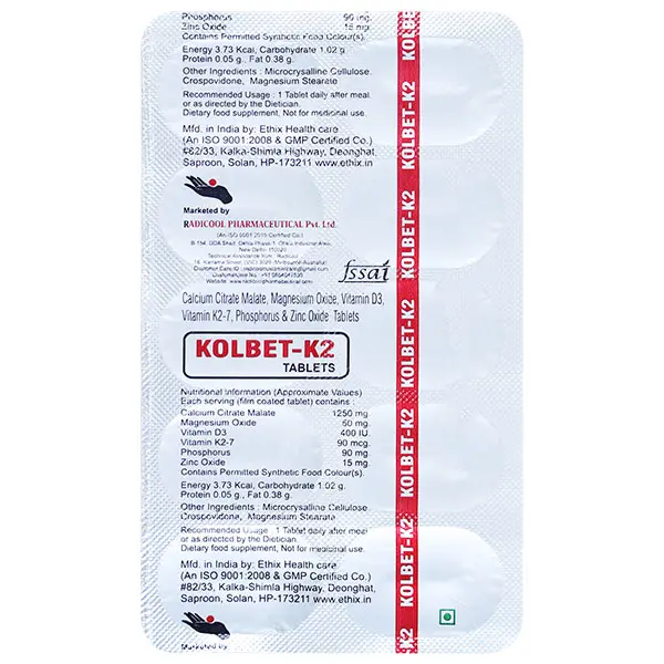 Kolbet K2 Tablet 10s