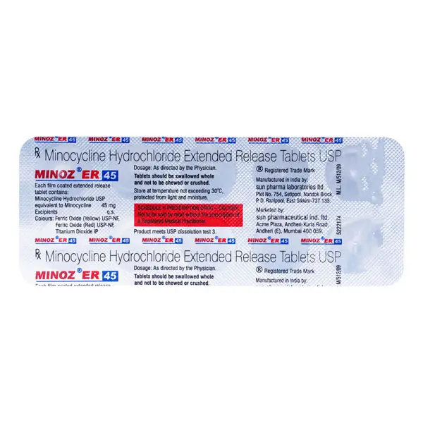 Minoz ER 45mg Tablet 10s