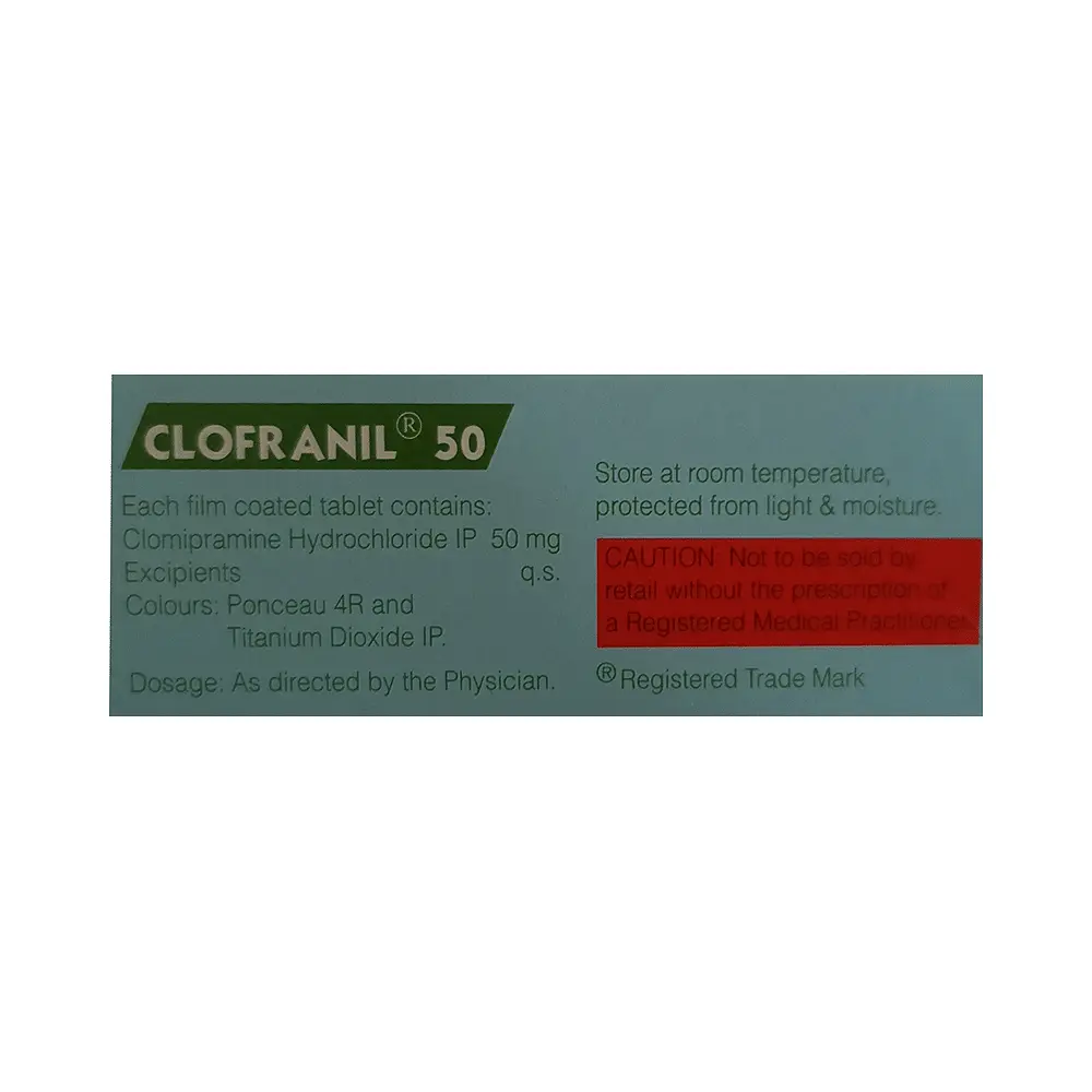 Clofranil 50mg Tablet 10s