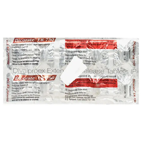 Dicorate ER 750mg Tablet 10s