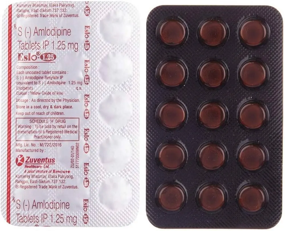 Eslo 1.25mg Tablet 15s