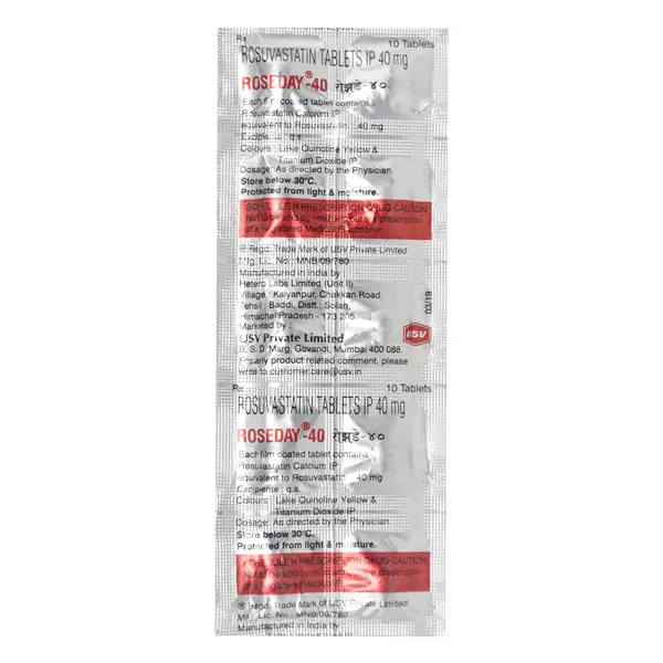 Roseday 40mg Tablet 10s
