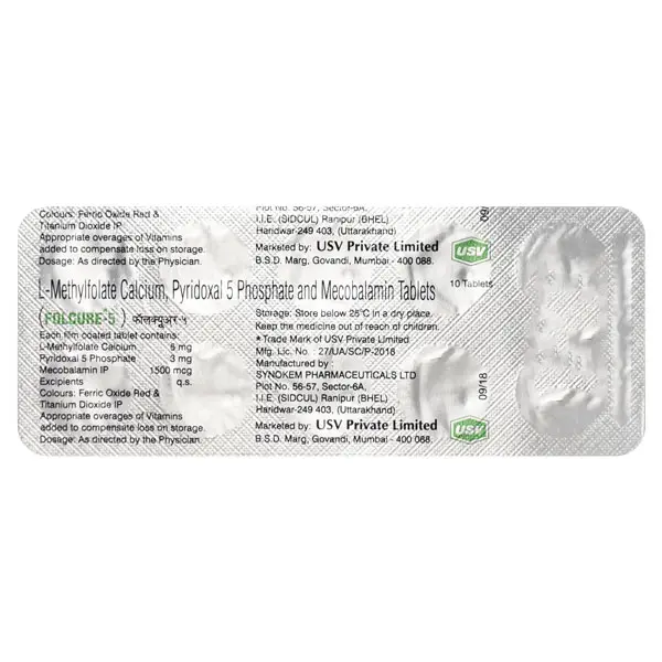 Folcure 5mg Tablet 10s