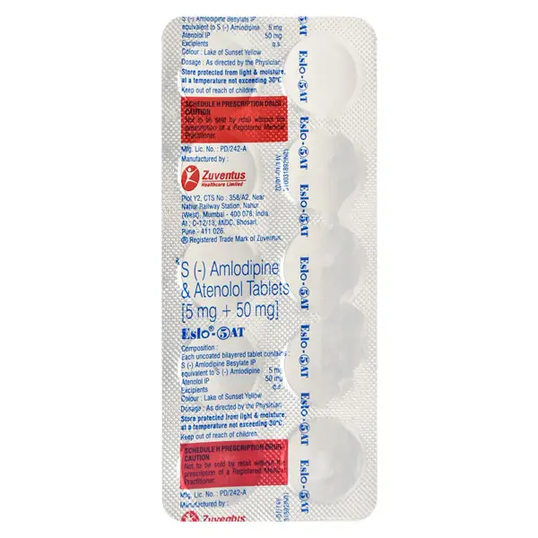 Eslo AT 5/50mg Tablet 10s