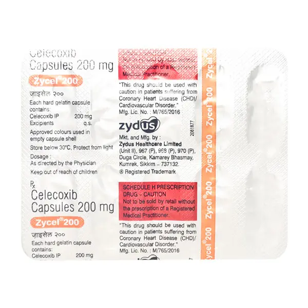 Zycel 200mg Capsule 10s