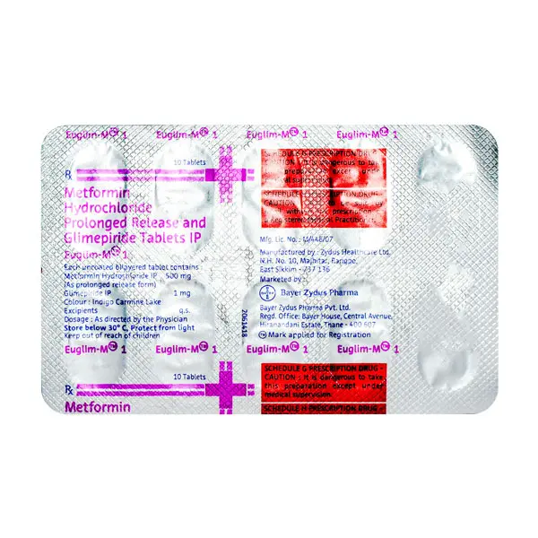 Euglim M 1mg Tablet 10s