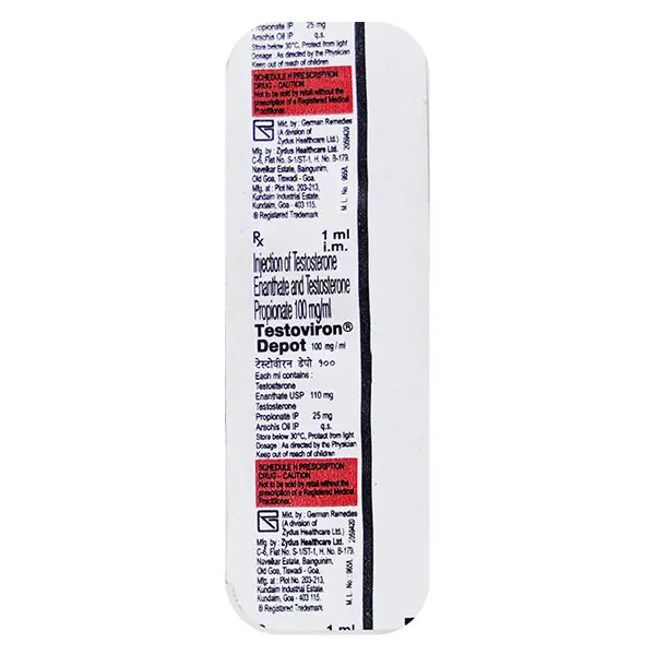 Testoviron Depot 100mg Injection 1ml