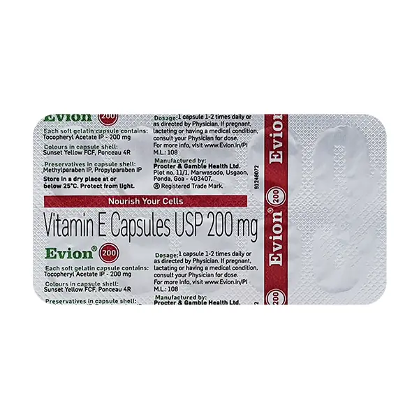 Evion 200mg Capsule