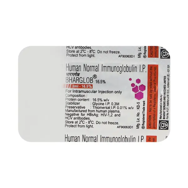 Bharglob 16.5mg Injection 2ml