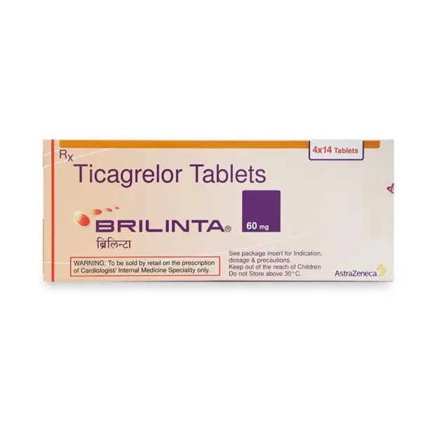 Brilinta 60mg Tablet 14s