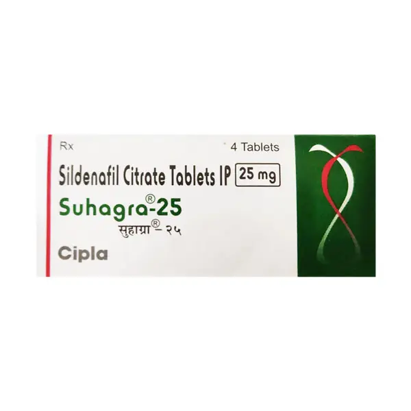 Suhagra 25mg Tablet 4s