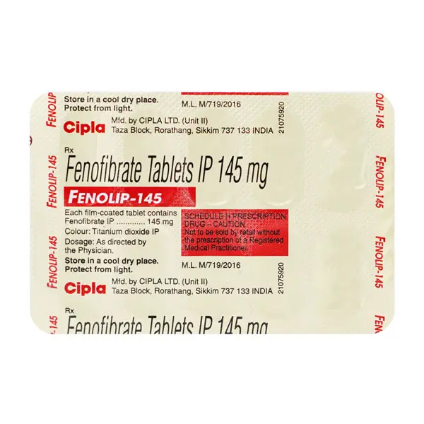Fenolip 145mg Tablet 10s