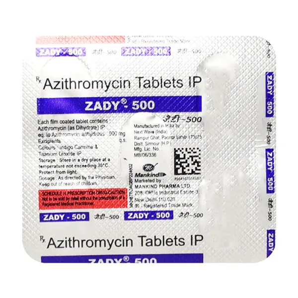 Zady 500mg Tablet 5s