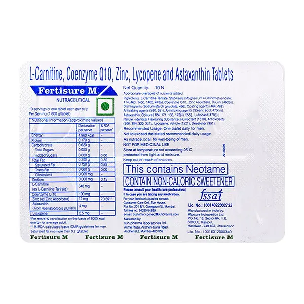 Fertisure M Tablet 10s