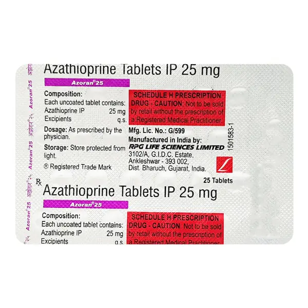 Azoran 25mg Tablet 25s