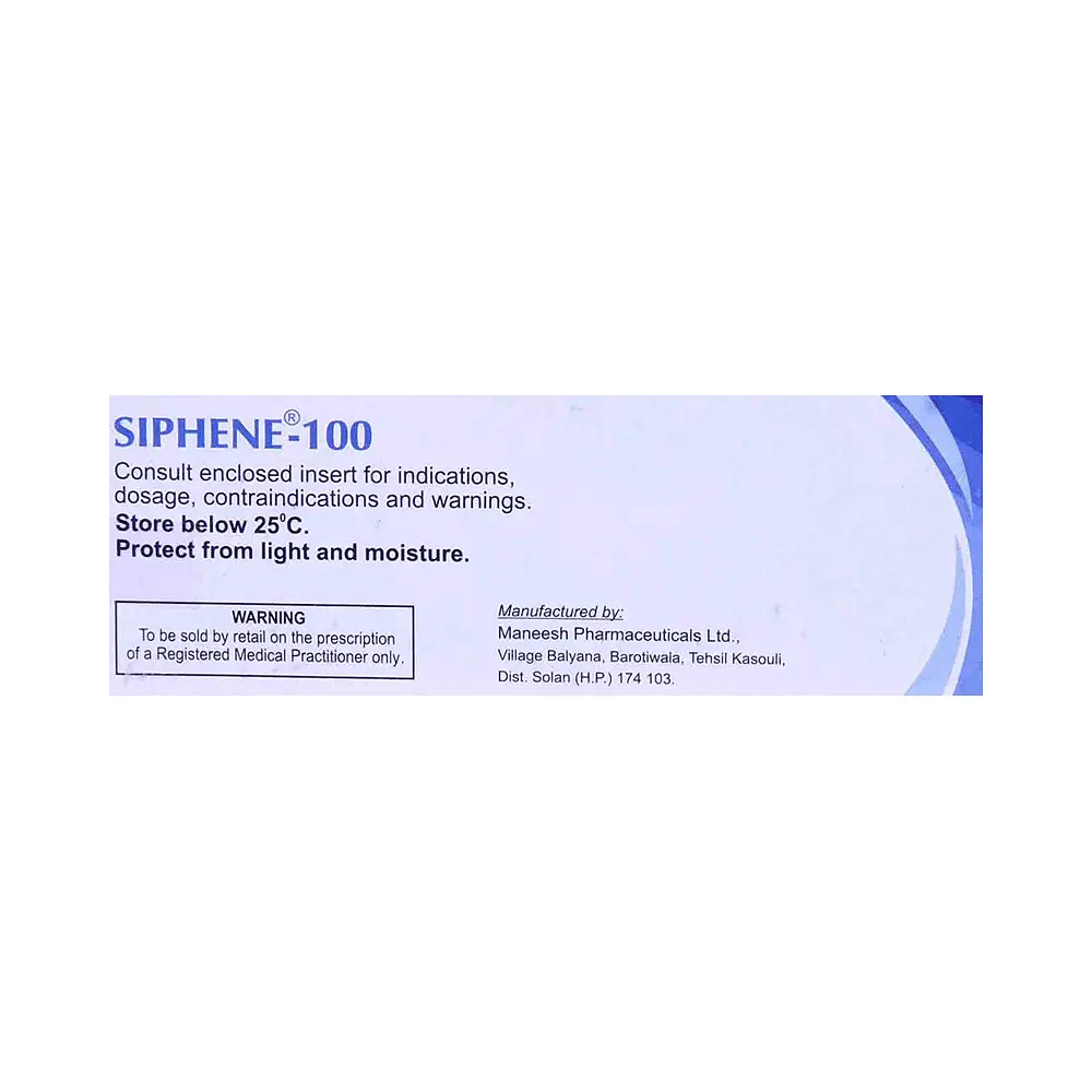Siphene 100mg Tablet 5s