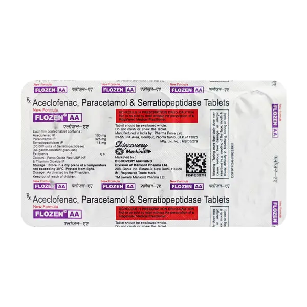 Flozen AA Tablet 10s