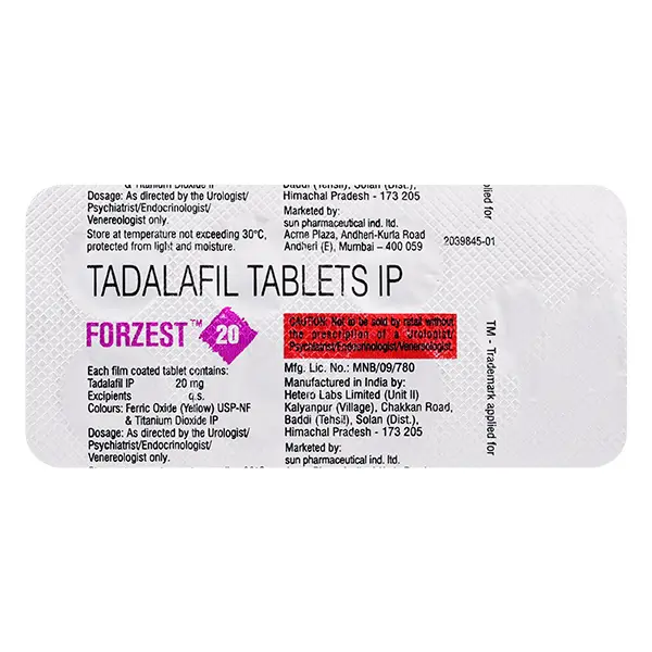 Forzest 20mg Tablet