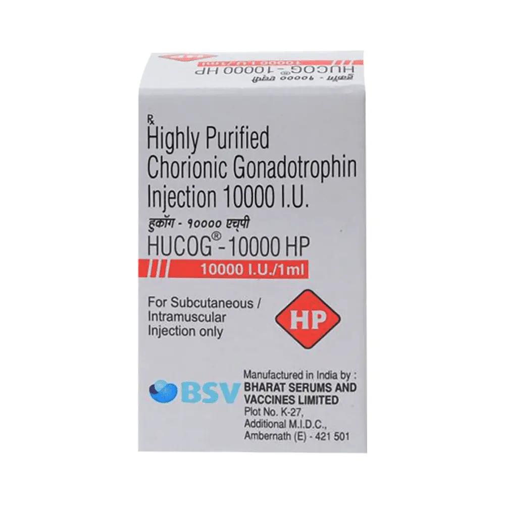 Hucog HP 10000iu Vial 1s 1s