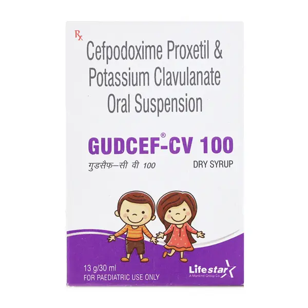 Gudcef CV 100mg Syrup 30ml
