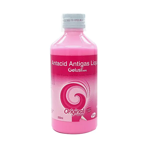Gelusil MPS Syrup Dimethicone 50mg + Aluminium Hydroxide 250mg + Magnesium Hydroxide 250mg