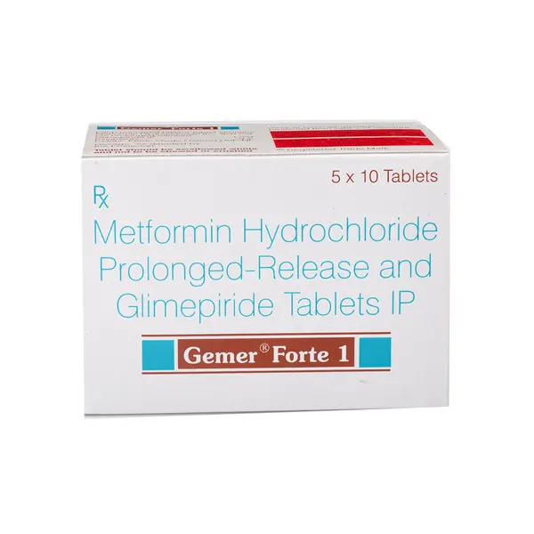 Gemer Forte 1mg Tablet 10s