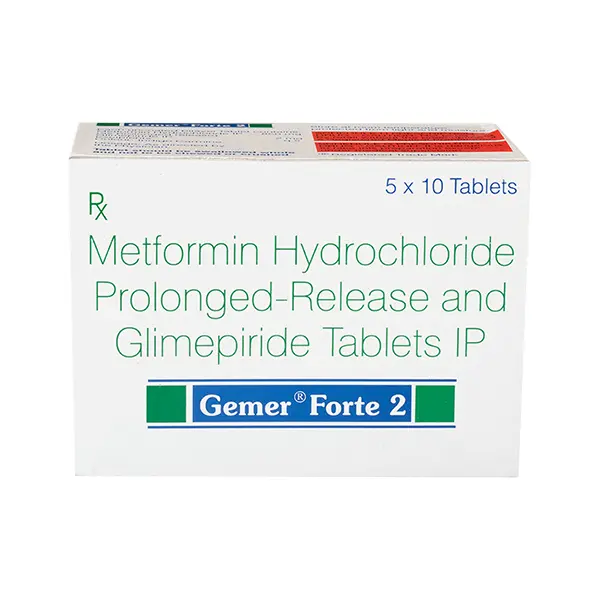 Gemer Forte 2mg Tablet 10s