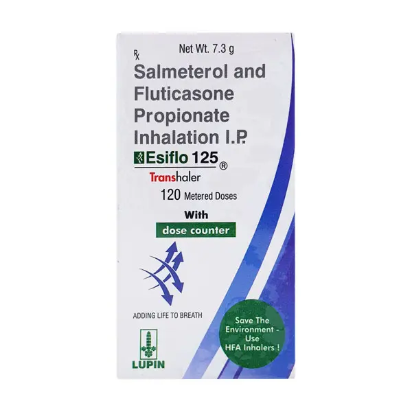 Esiflo Transhaler 125mg 1s