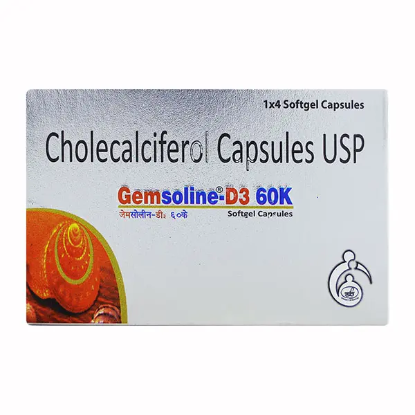 Gemsoline D3 Tablet 60k 4s