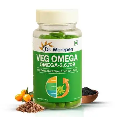Dr Morepen Veg Omega Cap 500Mg 60S