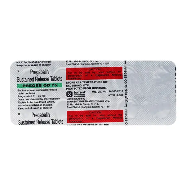 Pregeb OD 75mg 10s