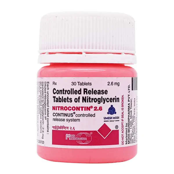 Nitrocontin. 2.6mg Tablet