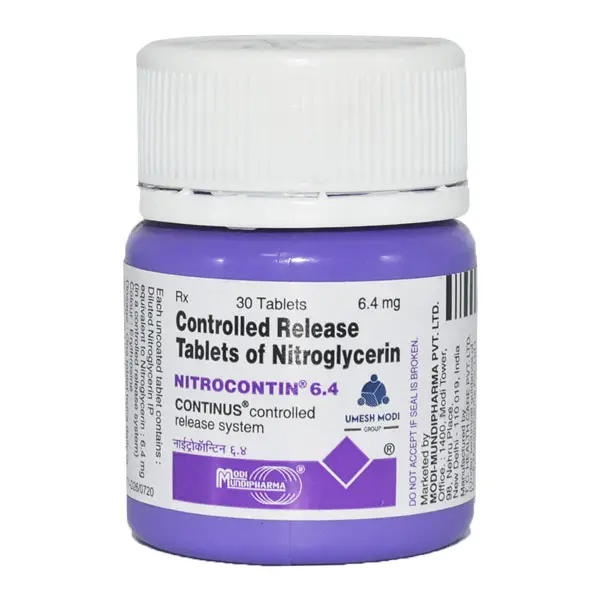 Nitrocontin. 6.4mg Tablet 30s