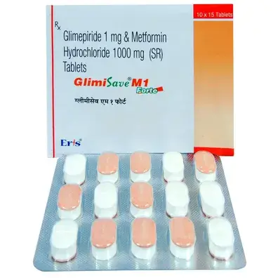 Glimisave M Forte 1mg Tablet 15s