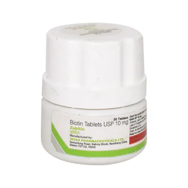 Zubitin 10mg Tablet 30s