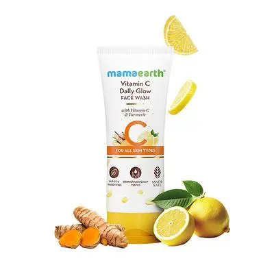 Mama Earth Vitamin C Face Wash For Skin Illumination 100Ml