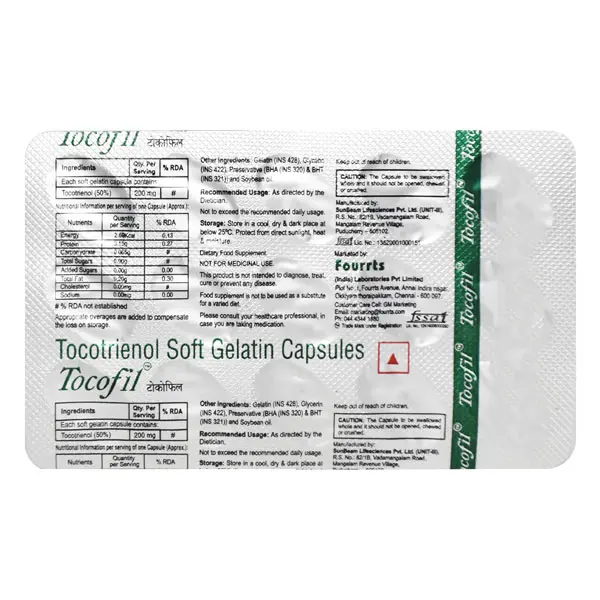 Tocofil 200mg Capsule 15s